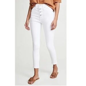 Madewell Women's Skinny White Jeans NWT Crop 10 inch 23